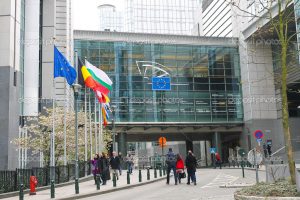 Building of the European Parliament in Brussels