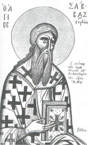 Άγιος Σάββας Αρχιεπισκ. Σερβίας, κτήτωρ Ι. Μ. Χιλανδαρίου